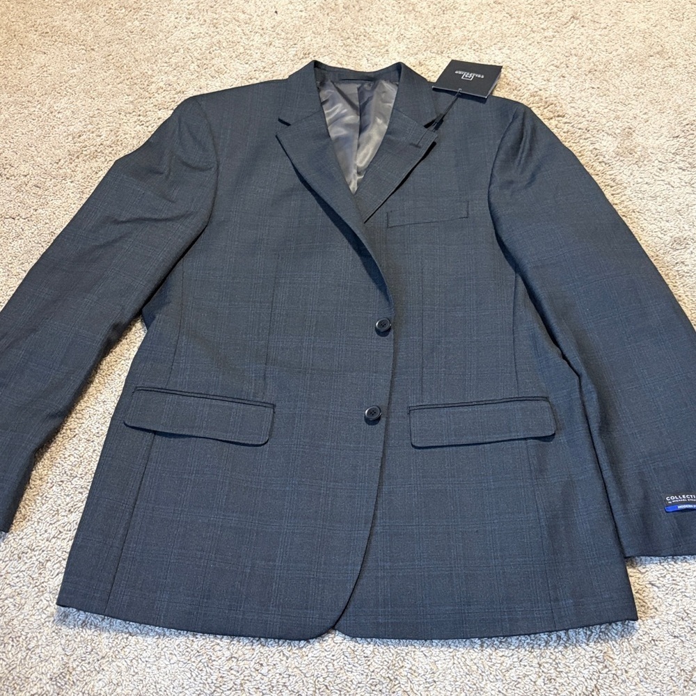 Collection by Michael Strahan Suit Jacket Size 46L Modern Fit
